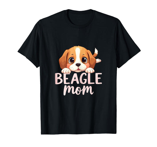Beagle Mom Dog Beagle Mama Cute Puppy Women T-Shirt