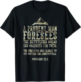 Bible Prepping Quote Prepper Gift T-Shirt