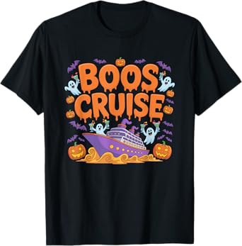 Halloween Party Wine Beer Drinking Boos Cruise T-Shirt
