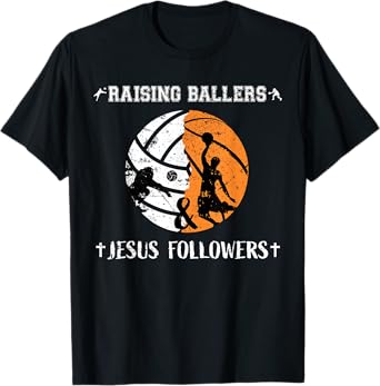 Jesus Basketball Dad Shirts Men Women Gifts Volleyball Mom T-Shirt