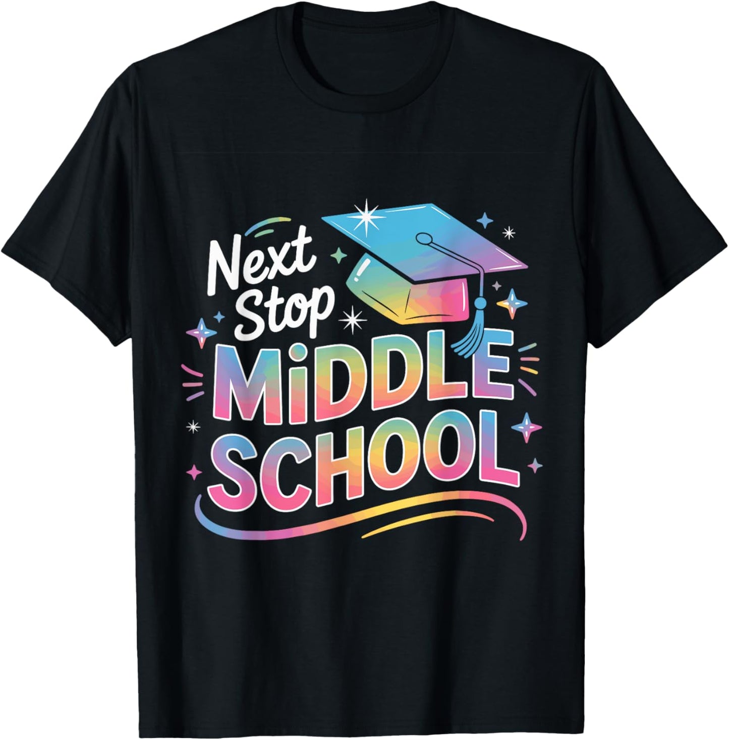 Next Stop Middle School Elementary School Funny Graduation T-Shirt
