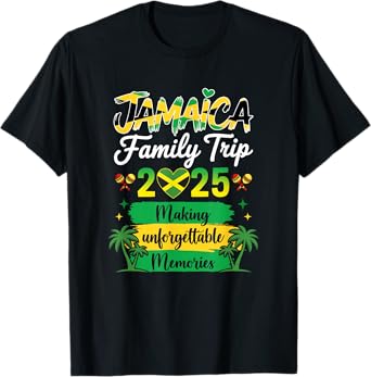 Jamaica Family Trip 2025 Making Memories Vacation Matching T-Shirt