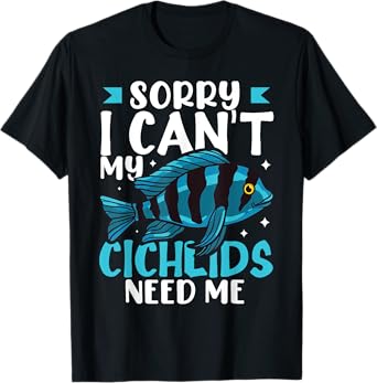 Cichlid Fish Funny Animals African Aquarium T-Shirt