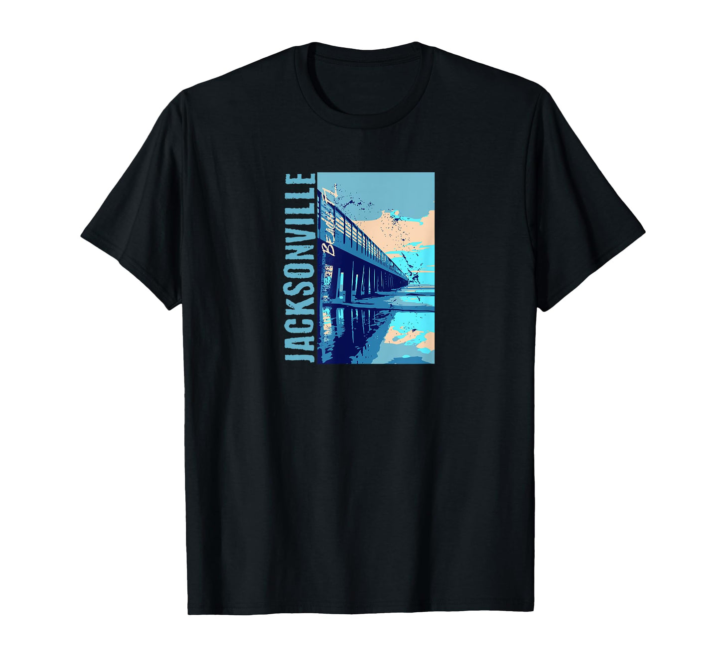 Jacksonville Beach Jax Souvenirs Florida Men Women Kids T-Shirt