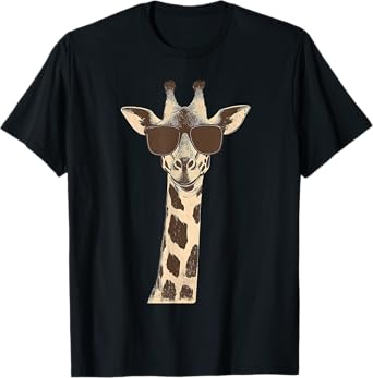 Zebra With Sunglasses Men Women Kids Wildlife Zoo Day Animal T-Shirt