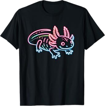 Axolotl Animal Pop Art Cute Axolotl Lover T-Shirt