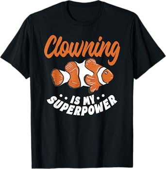 Clownfish Sea Animals Ocean Underwater Fish Lover T-Shirt