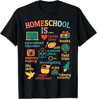 Family Homeschooling New Homeschooler Dad Mom Homeschool T-Shirt