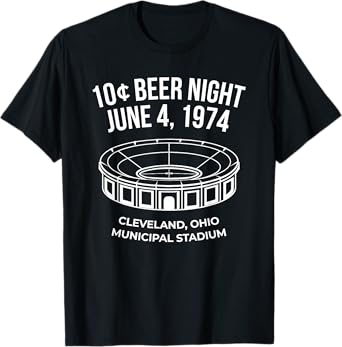 Cleveland Baseball Shirt Retro 10 Cent Beer Night T-Shirt