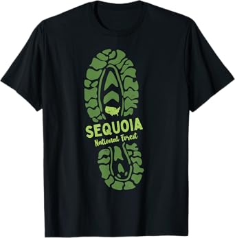 Sequoia National Forest California CA Hiking Vacation T-Shirt