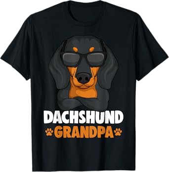 Dachshund Grandpa Weenie Dog Weiner Dog T-Shirt