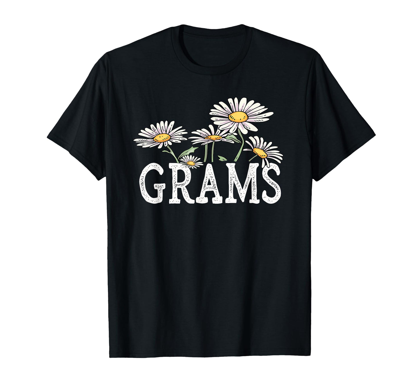 Grams Floral Chamomile Design Mother's Day Gifts Grams T-Shirt