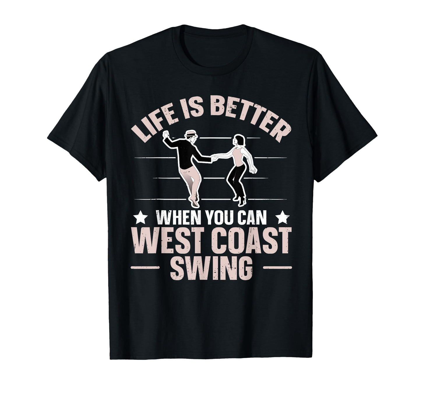 West Coast Swing Dance Design for a West Coast Swing Expert T-Shirt
