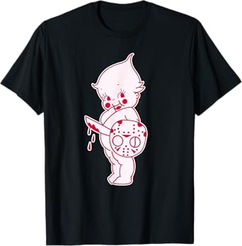 Kewpie Baby Horror Halloween Spooky Scary T-Shirt