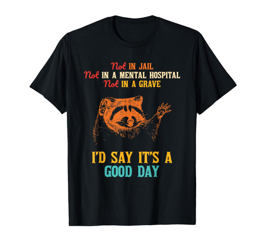 Not In Jail Not In A Mental Hospital Not In A Grave T-Shirt