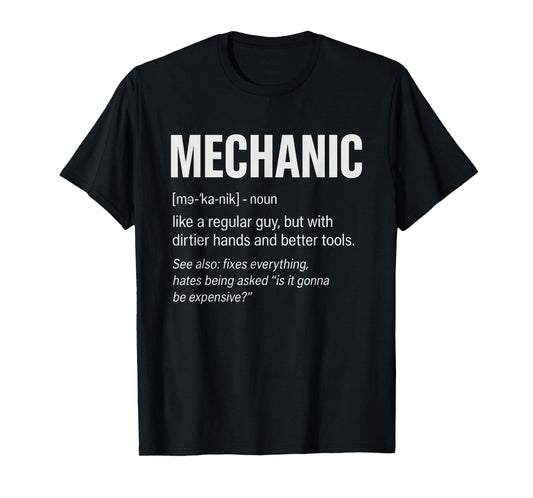 Car Mechanic Funny Mechanic Definition T-Shirt