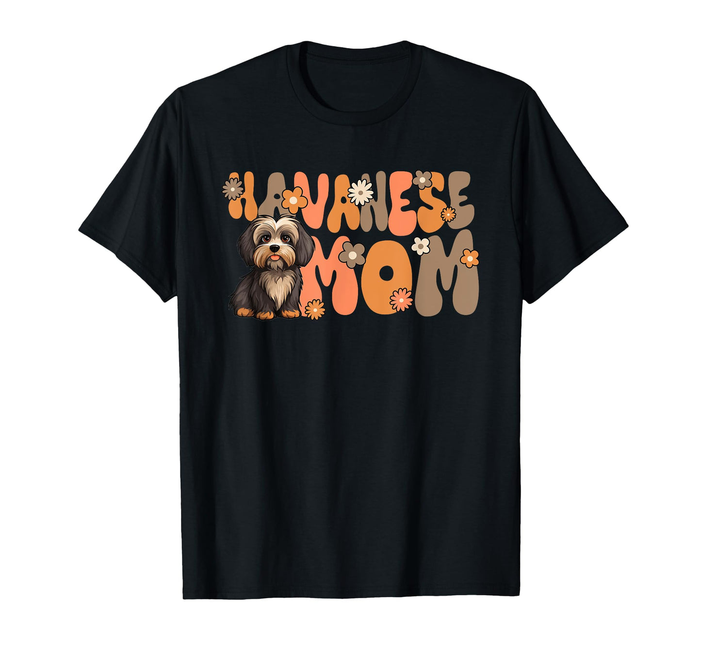 Havanese Groovy World's Best Havanese Mom T-Shirt