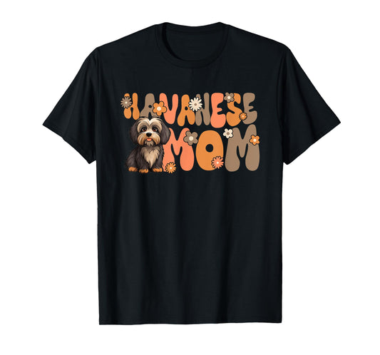 Havanese Groovy World's Best Havanese Mom T-Shirt