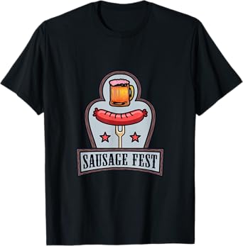 Sausage Fest Beer Drinker Hotdog Lover Men Women T-Shirt