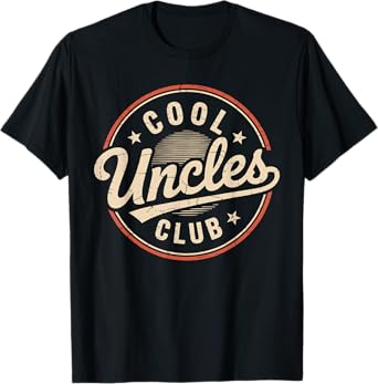 Vintage Cool Uncles Club Funny Uncle Fathers Day T-Shirt