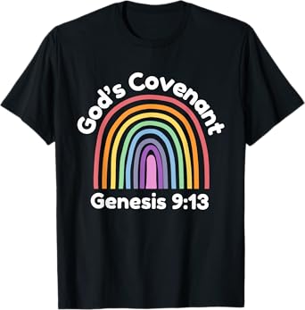 God’s Covenant Rainbow | Genesis 9:13 Christian T-Shirt