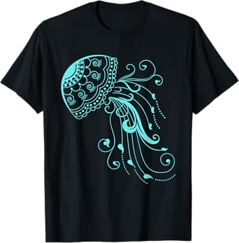 Colorful Abstract Jelly Fish T-Shirt T-Shirt