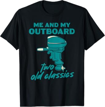 Vintage Outboard Motor - Classic Old Boating T-Shirt