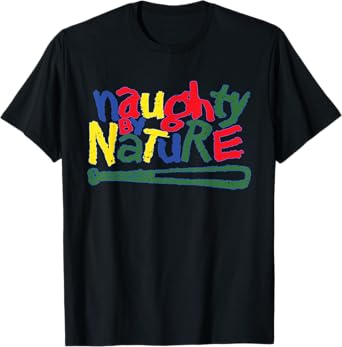 Naughty By Nature – Multi Color Logo T-Shirt