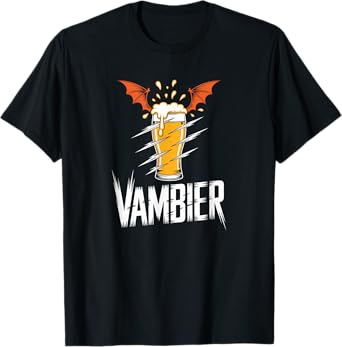 Halloween Vambier Outfit Beer Replacement Costume T-Shirt