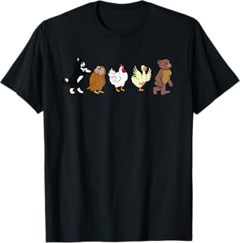 Little Bear Cartoon Animated TV Show Graphics Animal Friends T-Shirt