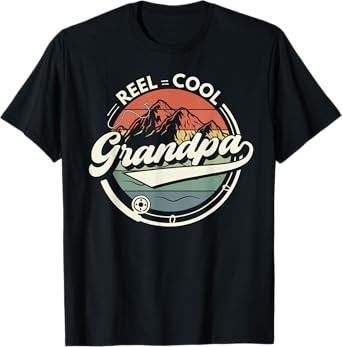 Reel Cool Grandpa Fishing T-Shirt