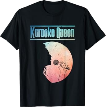 Funny Karaoke Design For Women Girls Karaoke Lover Karaoke T-Shirt