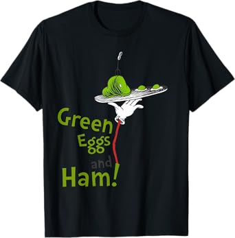 Dr. Seuss Green Eggs and Ham Title T-Shirt