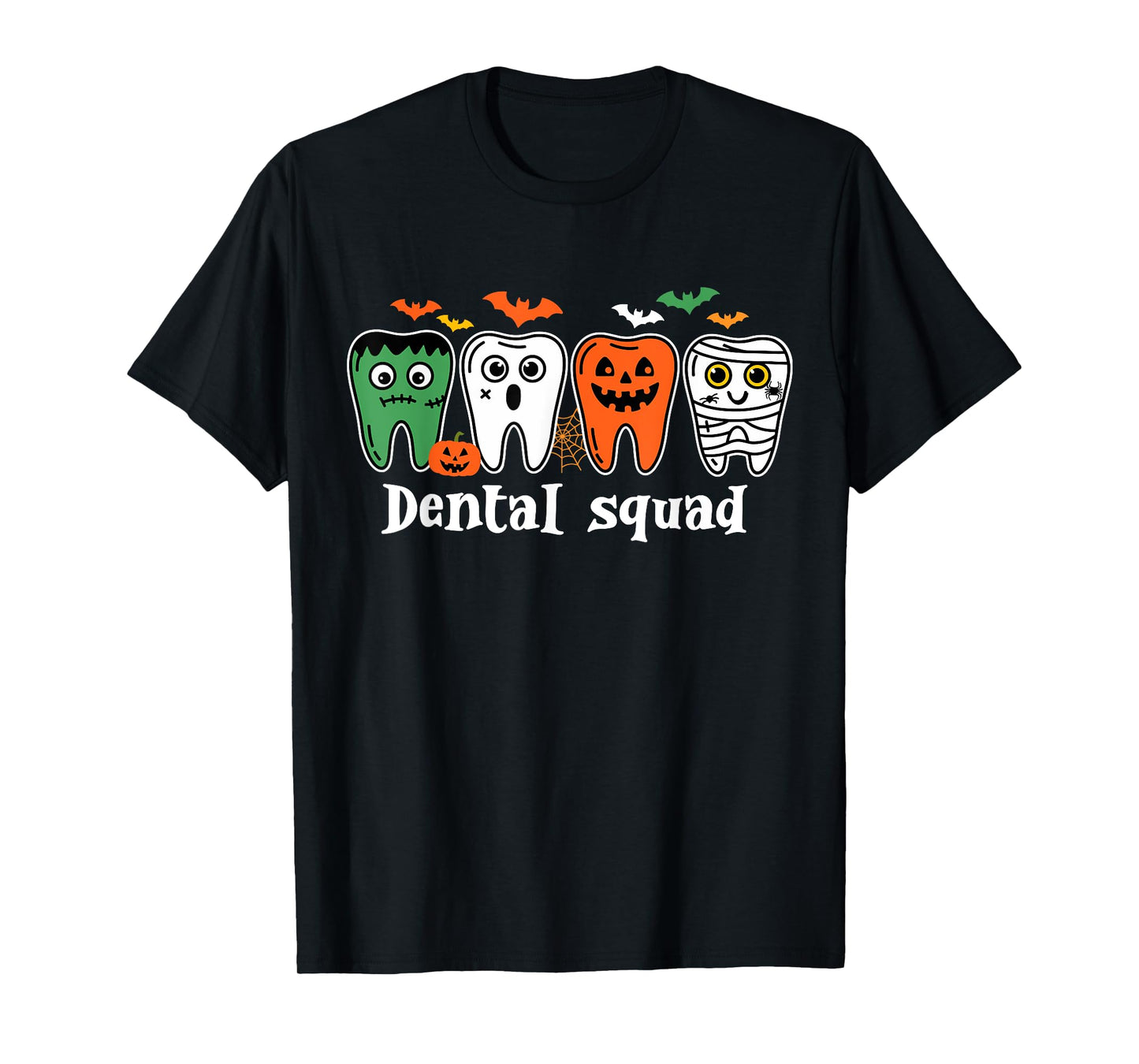 Funny Dental Spooky Squad Costume Denstist Halloween T-Shirt