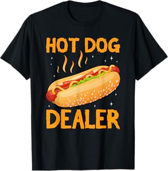 Hot Dog Adult Hot Dog Dealer T-Shirt