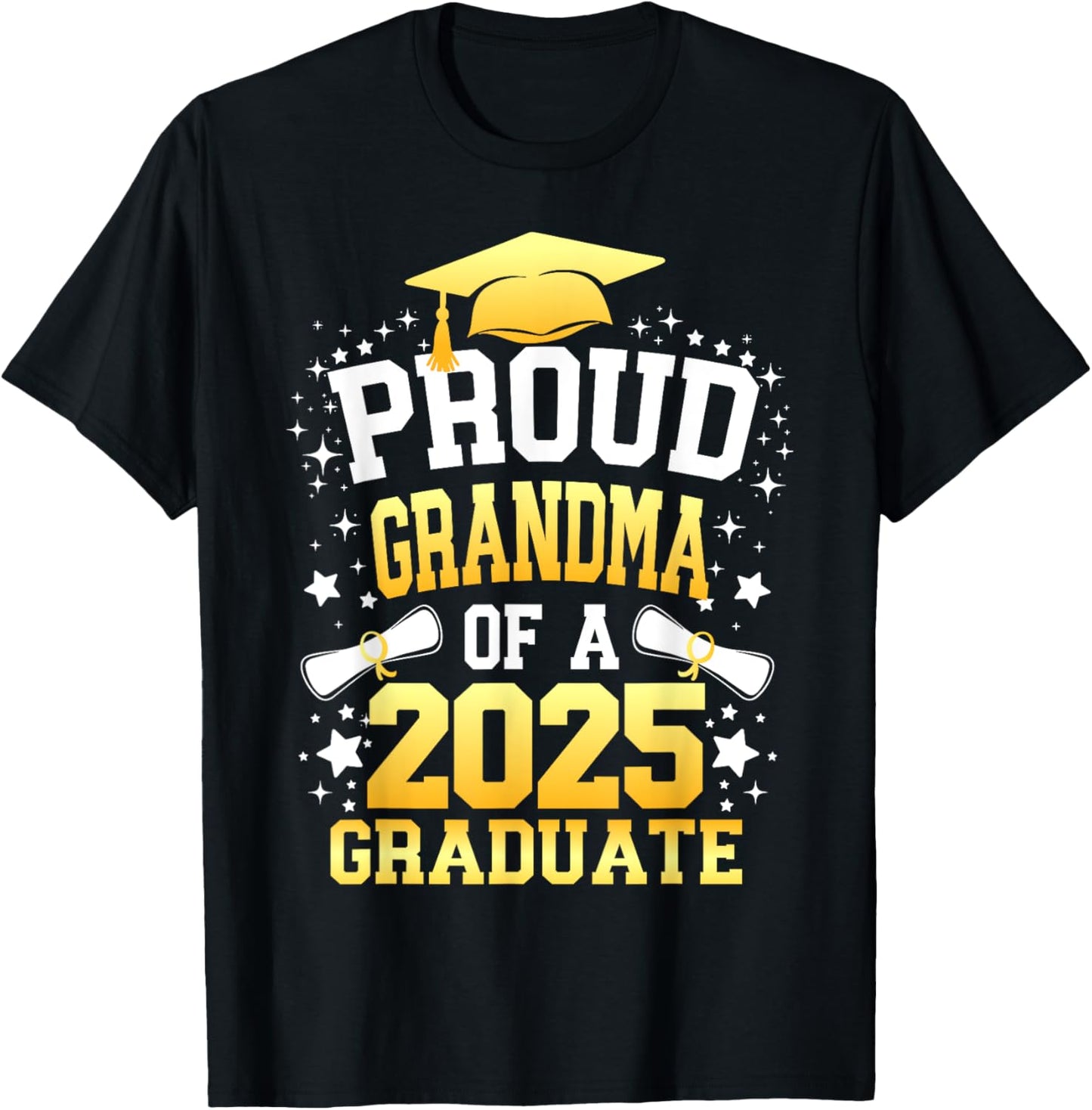 Proud Grandma Of A 2025 Graduate Senior Class of 2025 Grad T-Shirt
