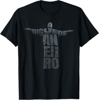 Brazil Jesus Christ T-shirt Rio de Janeiro Cristo Souvenir T-Shirt