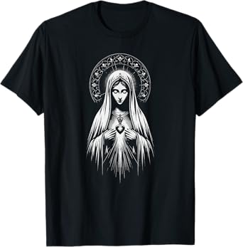 Our Lady of Fatima Mother Mary Saint Mary Powerful Symbol T-Shirt