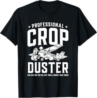 Mens Professional Crop Duster Funny Sarcastic Farting T-Shirt