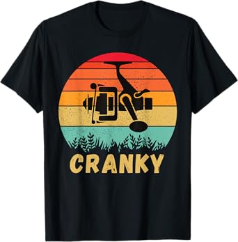Crankbait Fishing Lure - Cranky Funny Gift Ideas For Fishing T-Shirt
