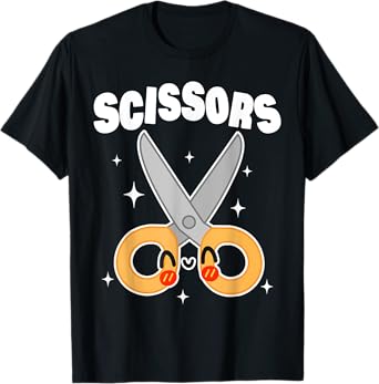 Scissors Paper Rock Halloween Costumes Group Family T-Shirt
