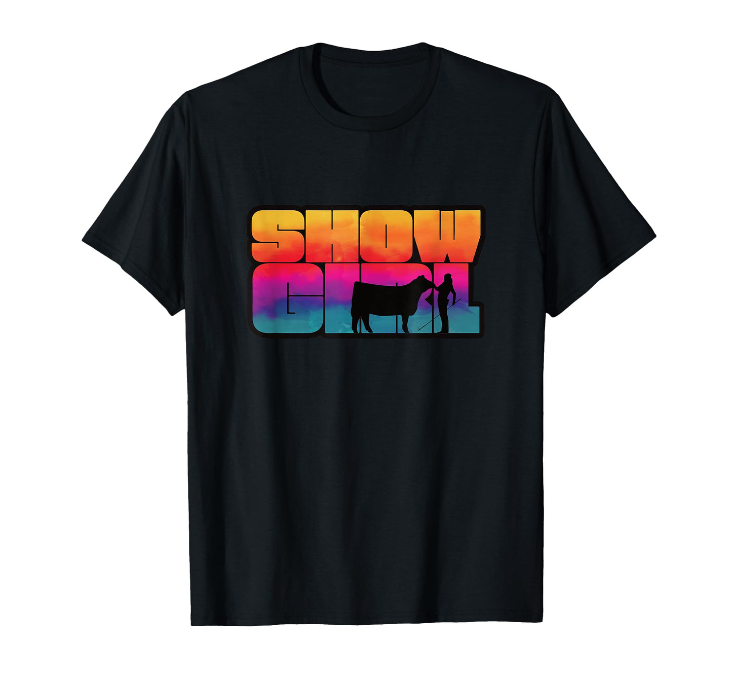 Show Girl - Fun Livestock Cattle Showing T-Shirt