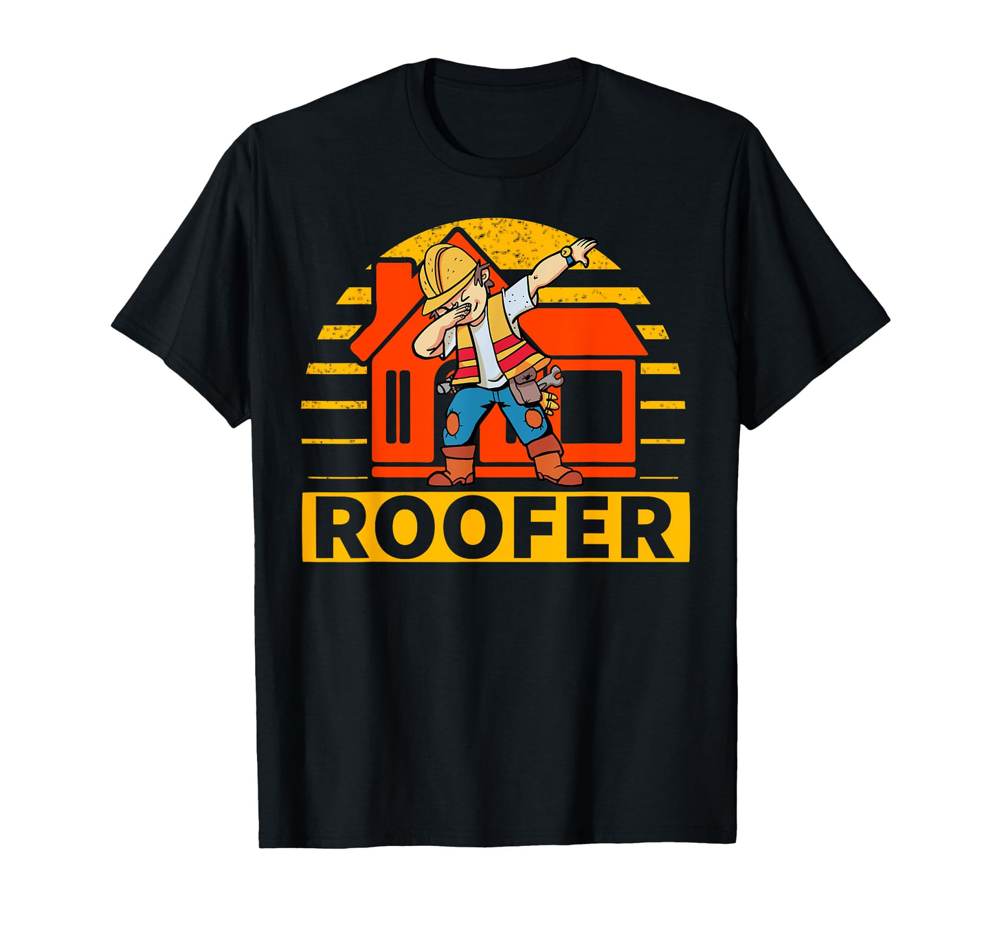 Roofer Roofing Repair Shingling Houses Fixing Roofs T-Shirt