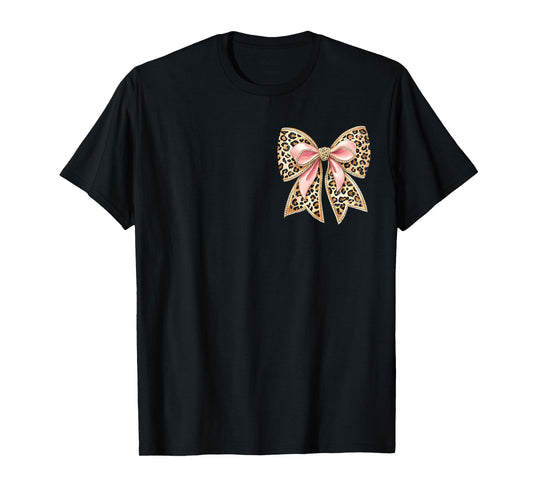Groovy God Is Good All The Time Christian Cross Coquette Bow T-Shirt