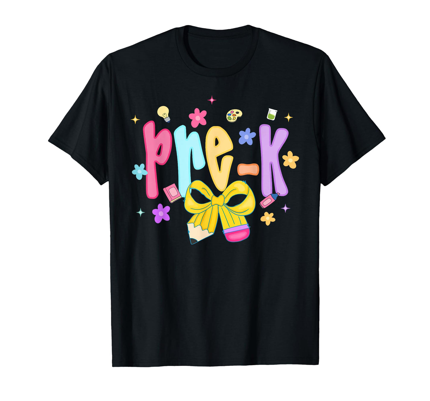 Pre-K Back to School Preschool Teacher Girl Kids T-Shirt