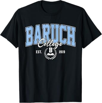 Baruch Retro University Design For Men Women T-Shirt