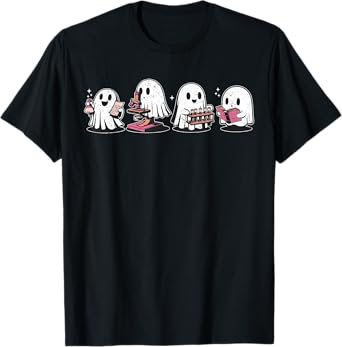 Cute Halloween Science Chemistry Ghost Laboratory Teacher T-Shirt