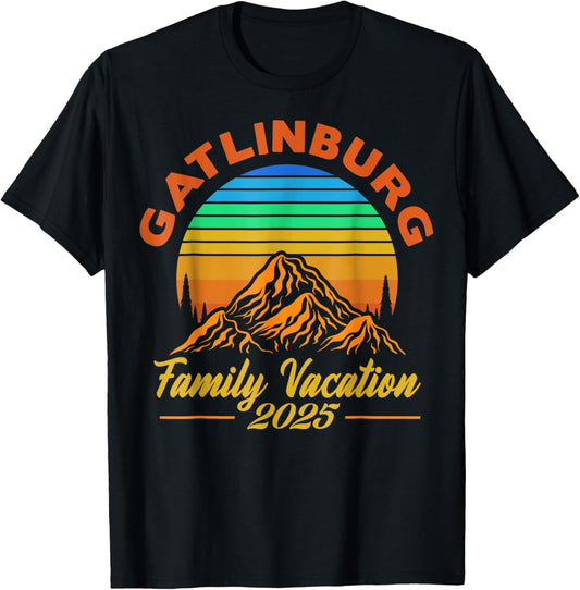 Gatlinburg Family Vacation 2025 Family Trip Matching T-Shirt