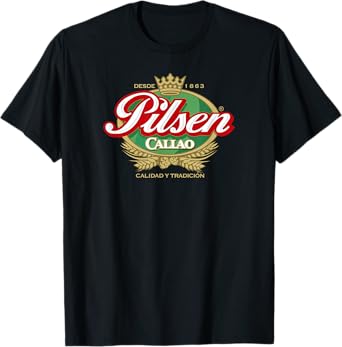 Cerveza Pilsen Callao T-Shirt Marca Peru Peruvian Soccer T-Shirt