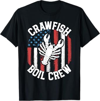 Crawfish Boil Crew Funny Cajun Shirts For Men Mardi Gras T-Shirt